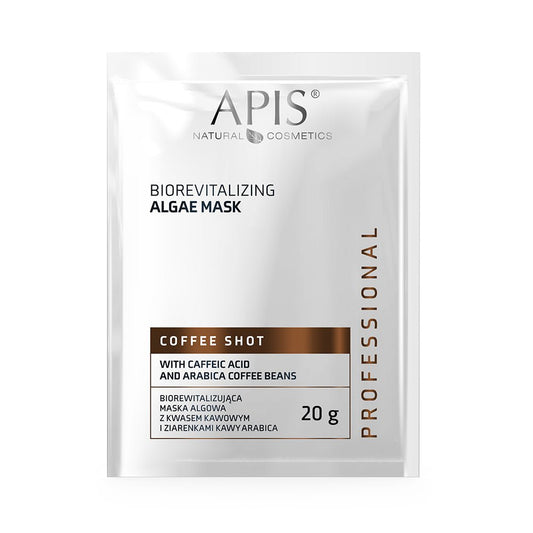 Coffee Shot - Biorevitalizing Algae Mask with Caffeic Acid & Arabica Coffee Beans 20g