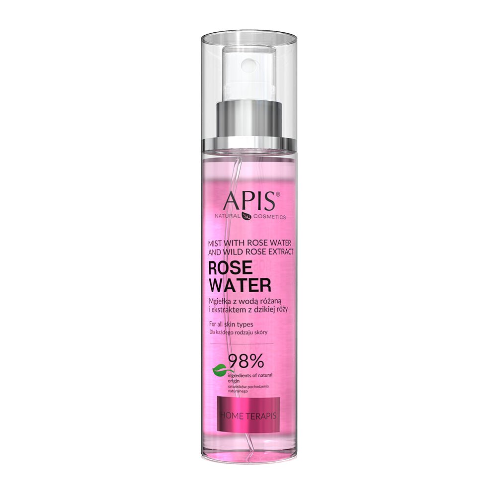 Home terApis ROSE WATER - Mist with Rose Water & Wild Rose Extract 150ml