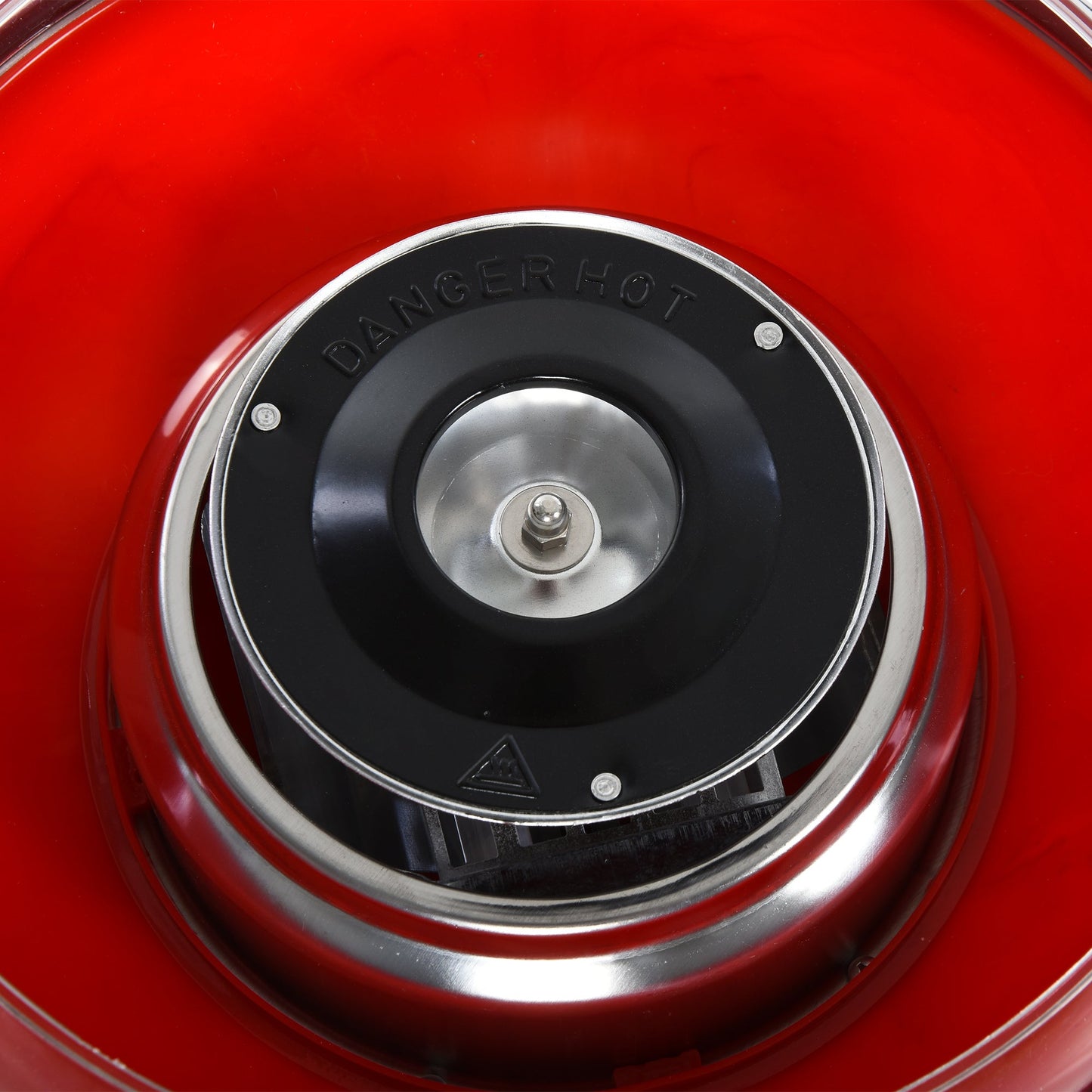 450W Electric Candyfloss Machine Kit Non-Stick Plates Fairground Fun Children Adult Party Gift Home Sweet Metal Body w/ Accessories Red