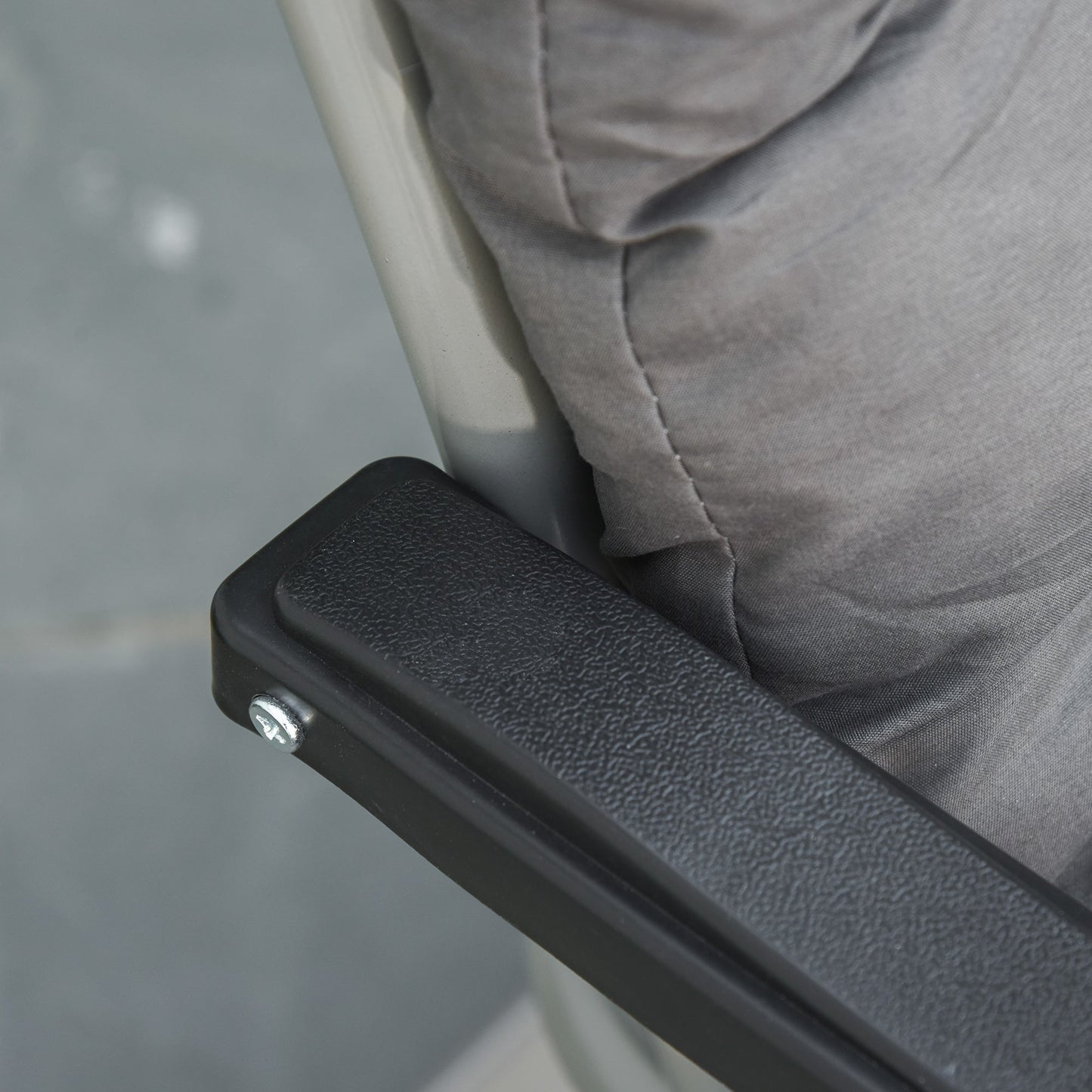 Reclining 2-Piece Zero Gravity Chair Folding Garden Sun Lounger Cushion Headrest