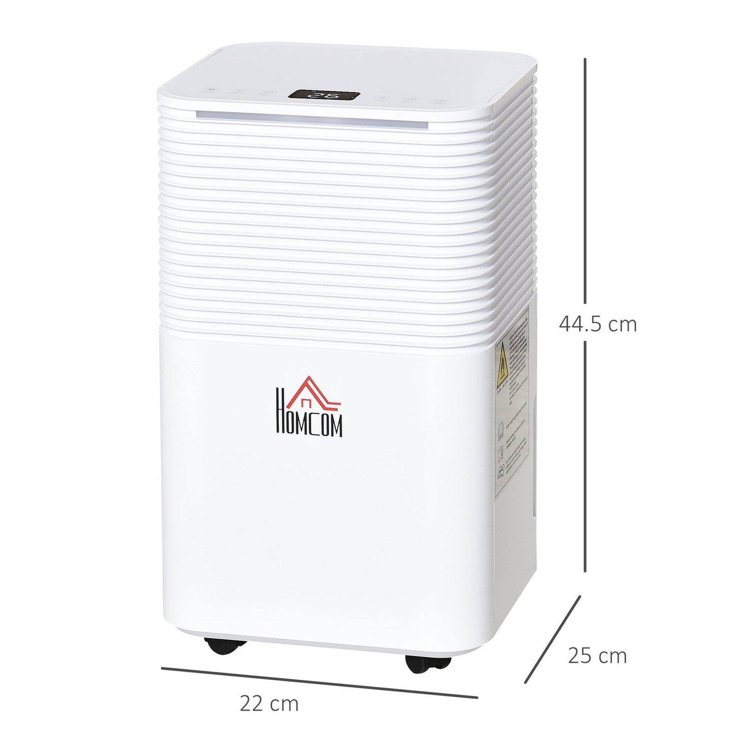 12L/Day 2000ML Portable Electric Quiet Dehumidifier for Home Laundry Room