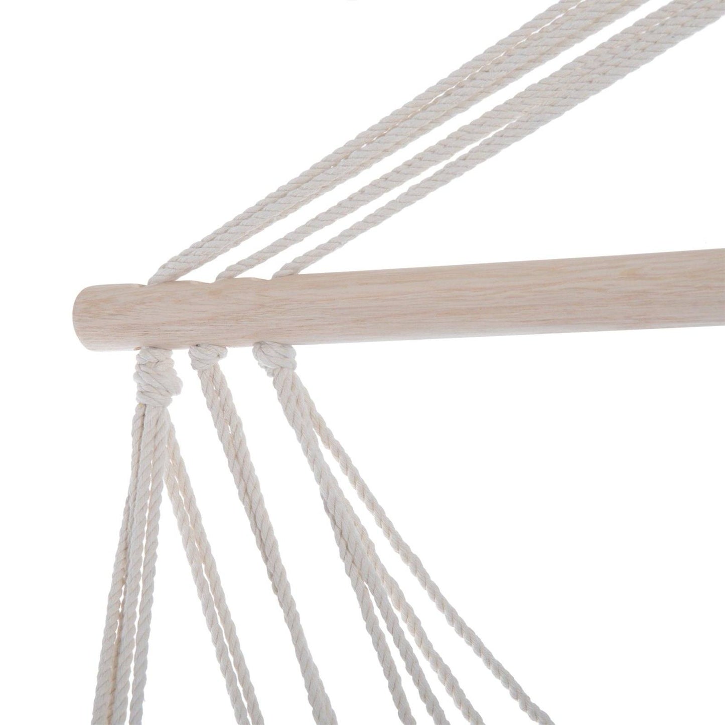 Hanging Rope Chair with Soft Padded Seat & Backrest