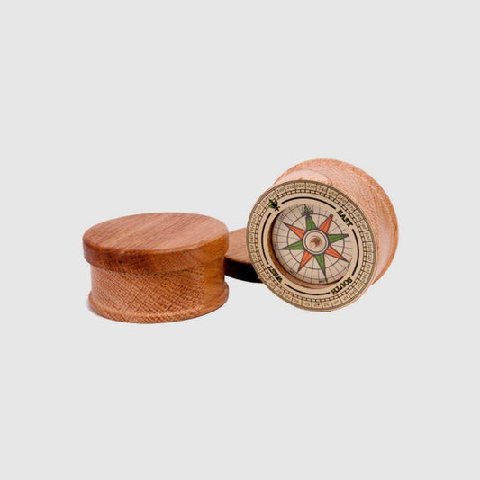 Hemisferium Wooden Nautical Compass