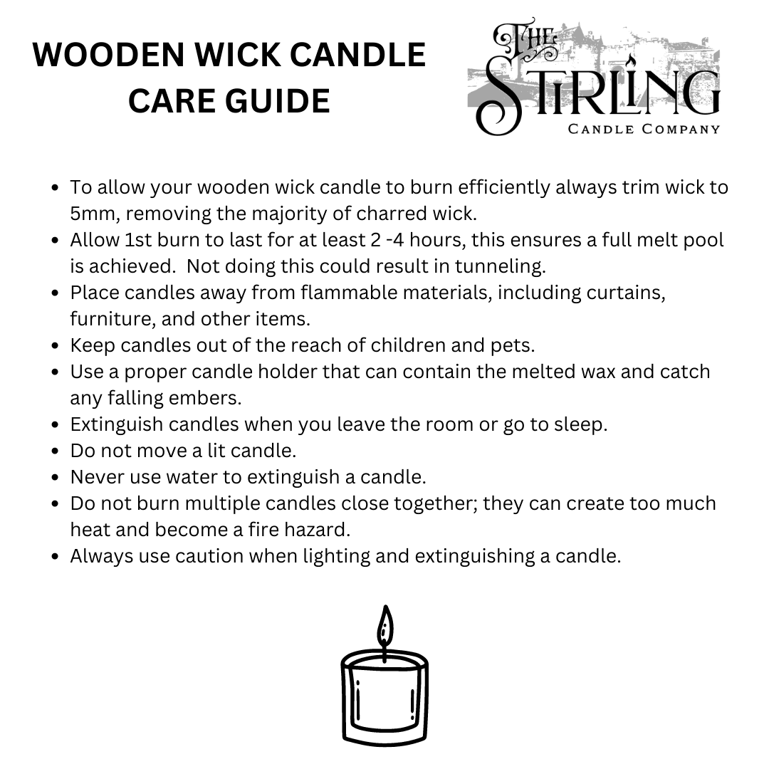 Lemongrass & Ginger - Travel Tin Candle - Wooden Wick