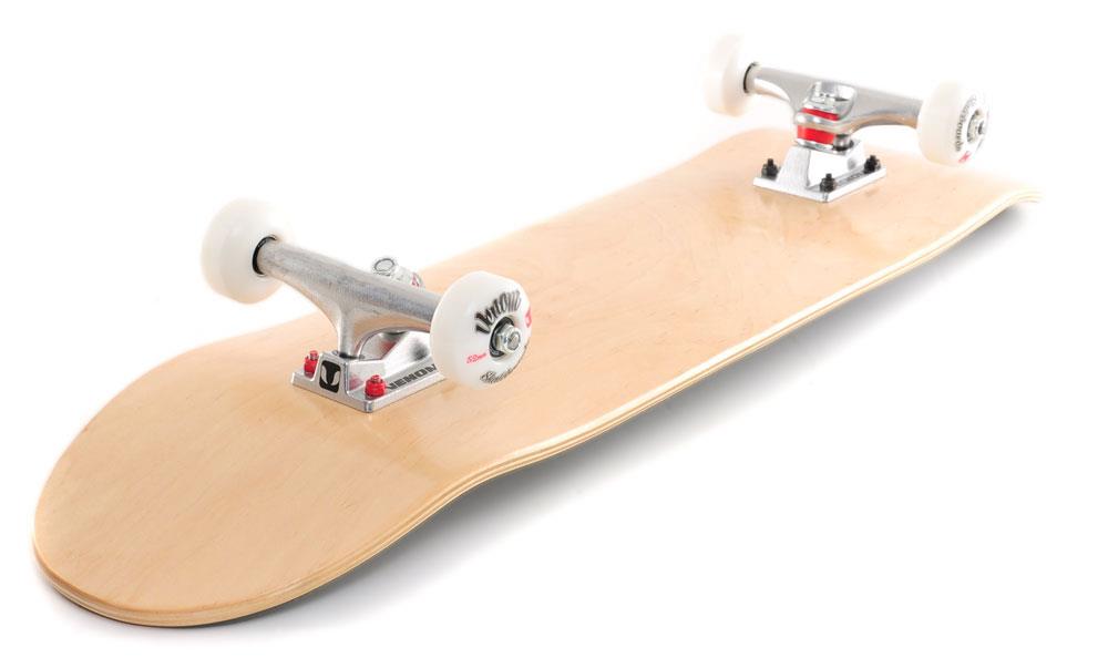 Venom Skateboards Complete Skateboard & Pens Natural - 8.0"