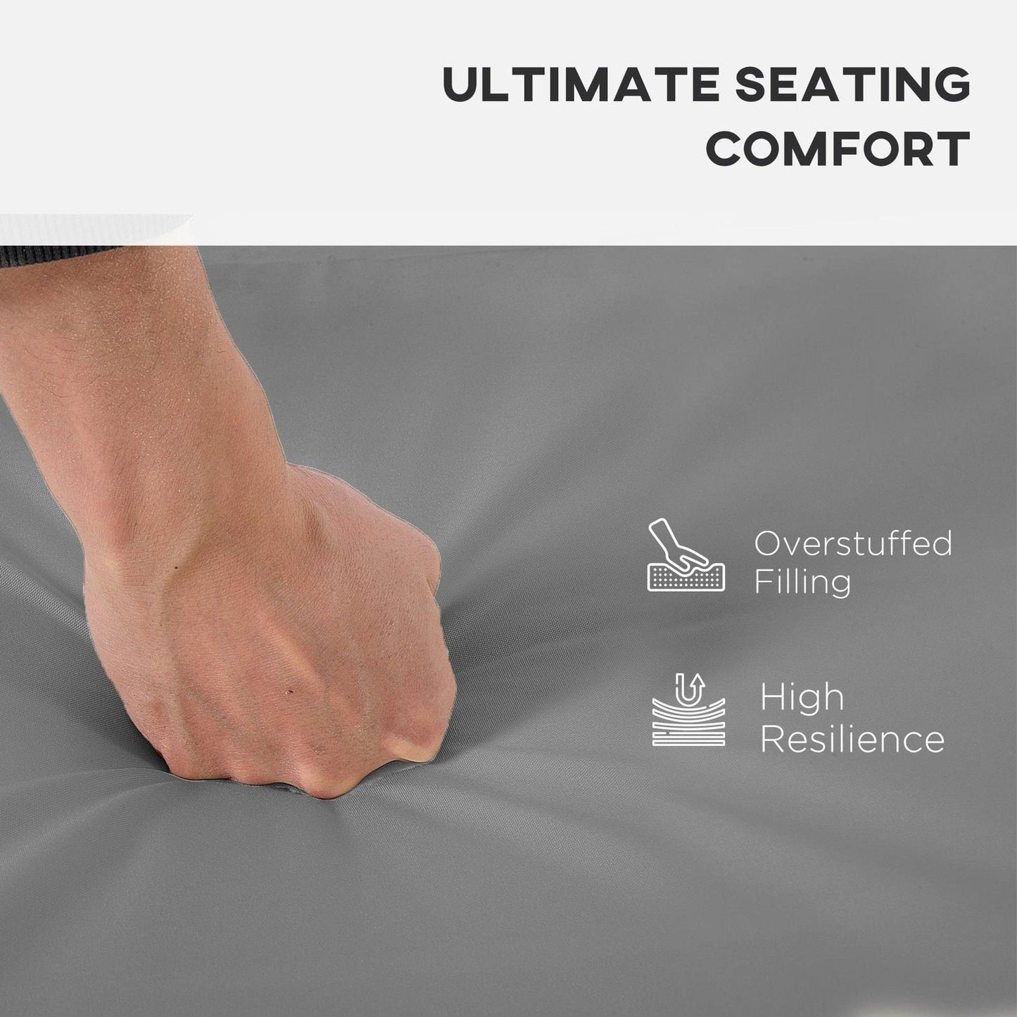 Outdoor Seat Cushion Pads for Rattan Furniture