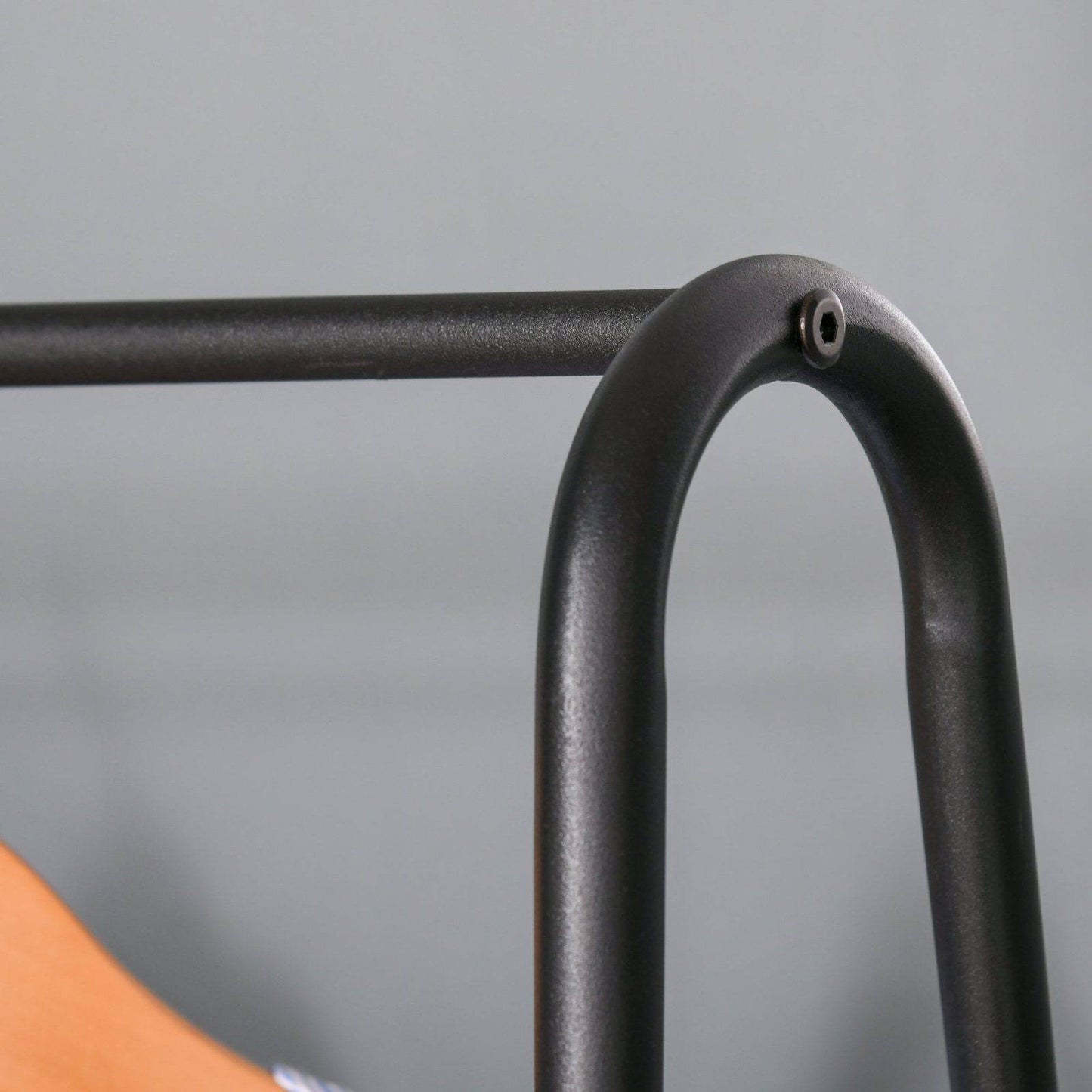 77L X 45W X 153H cm A Shaped Clothes Rack 2-Tier Steel-Black