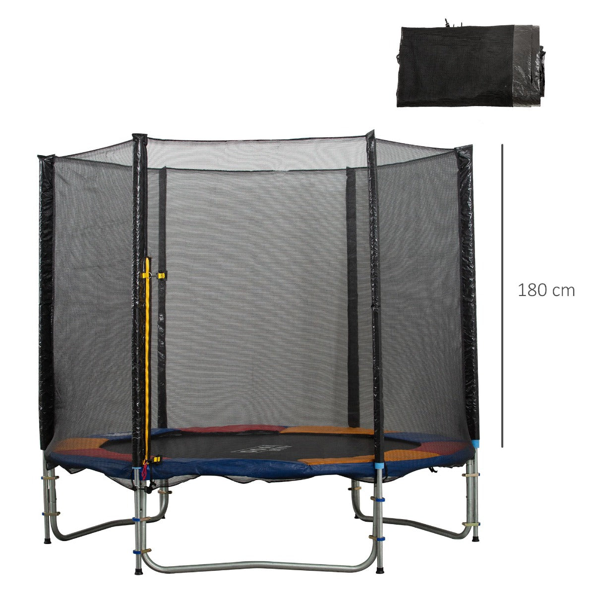 10Ft Trampoline Net Replacement Enclosure Black