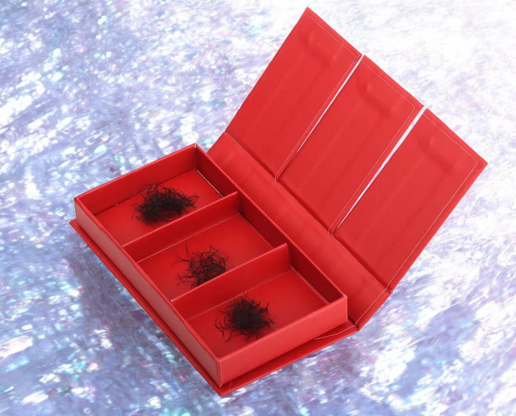 Loose Premade Fans – Mixed Box (3D–7D, C/CC/D Curl)