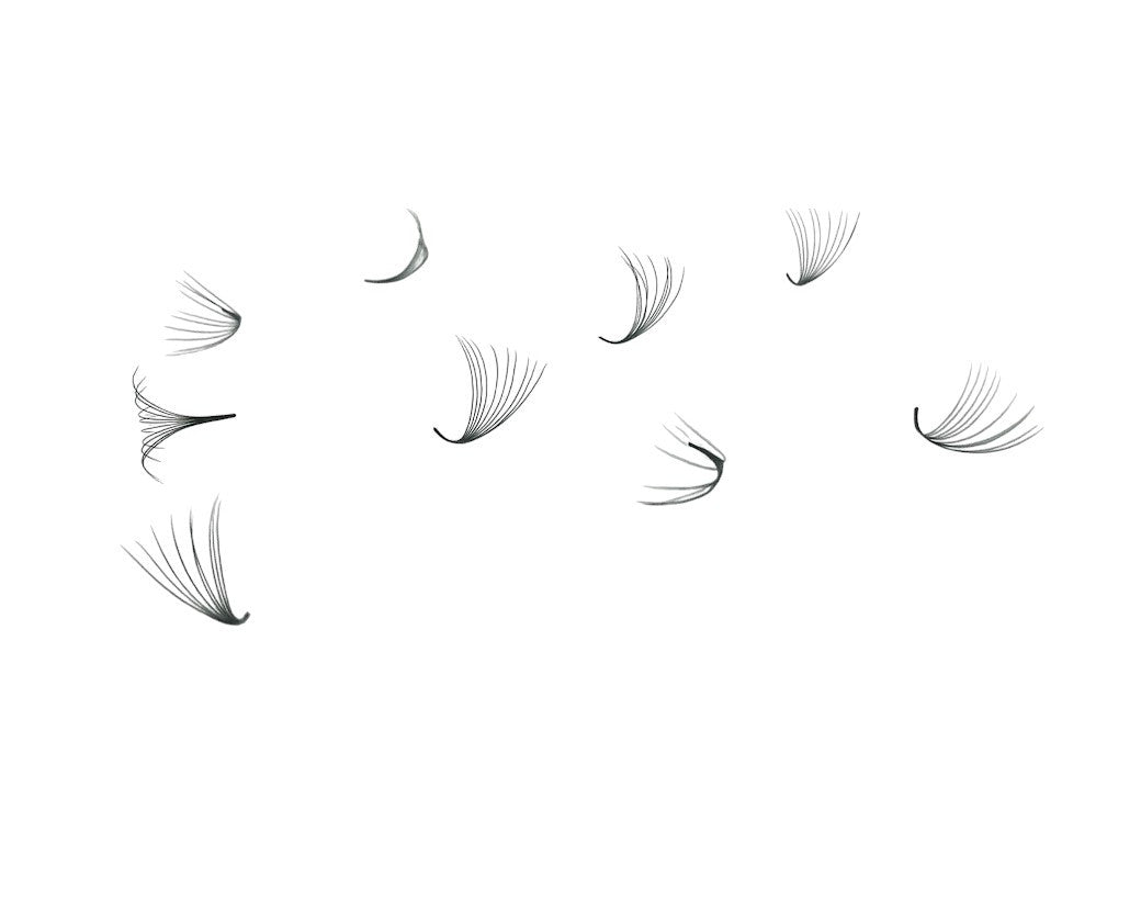 Loose Individual D Curl Promades – 8D to 20D Lash Extensions