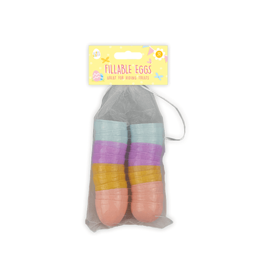 Wholesale 12 Fillable Easter Eggs - (Case of 24)