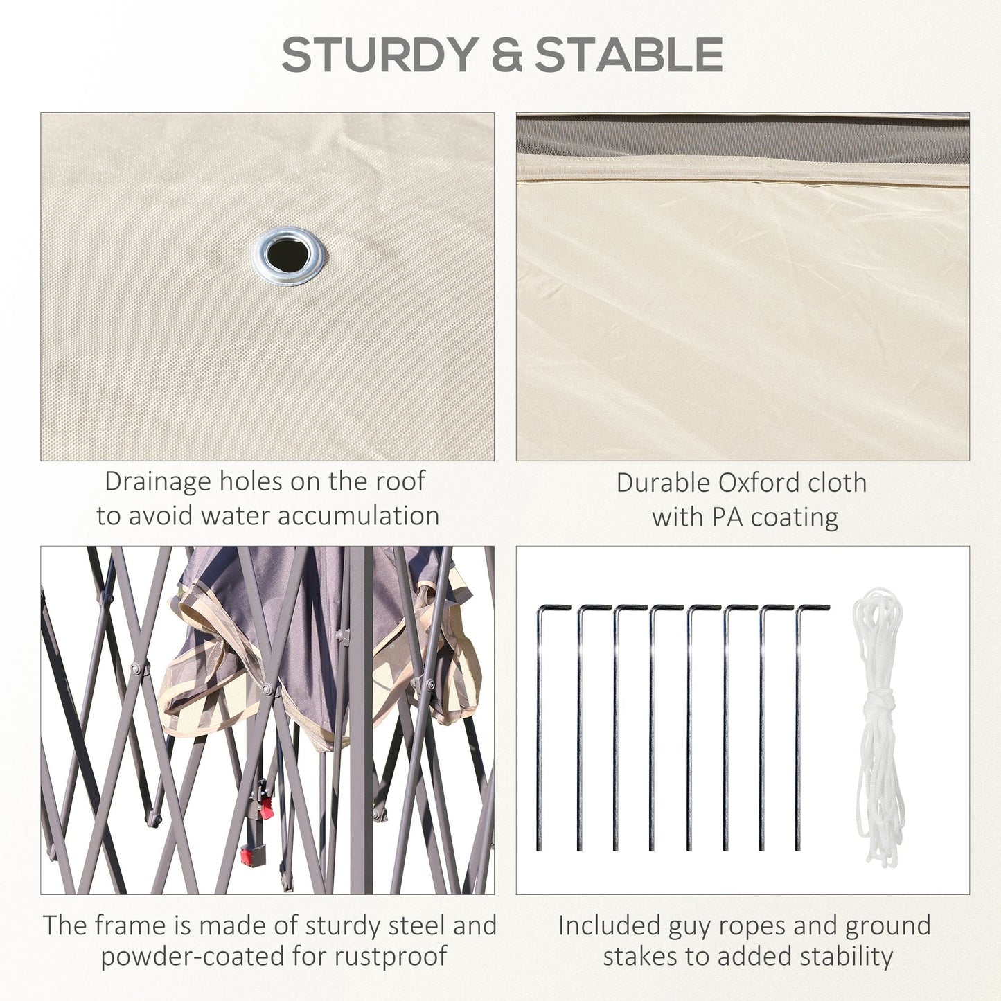 330cm x 330cm Pop Up Canopy