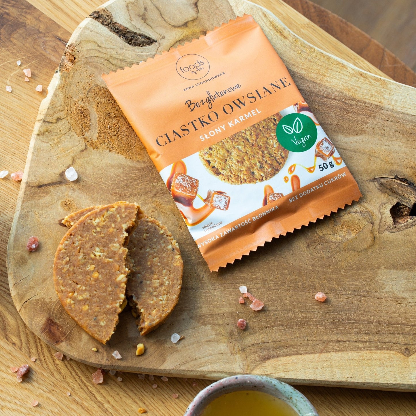 Gluten free Oat cookie Salted Carmel 50g