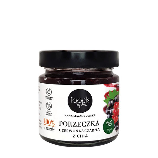 Jam 100% Red & Blackcurrant with Chia 200g