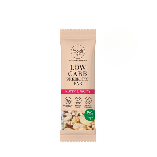 Low Carb Prebiotic Bar -  Nutty & Fruity 35g