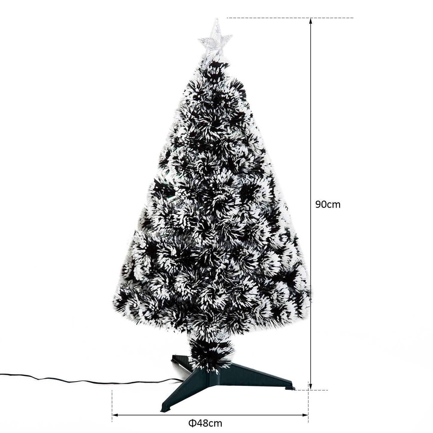3FT Artificial Prelit Christmas Tree