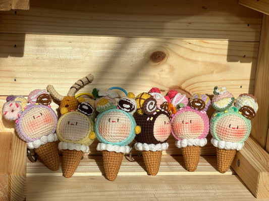 Family of Ice cream Figure