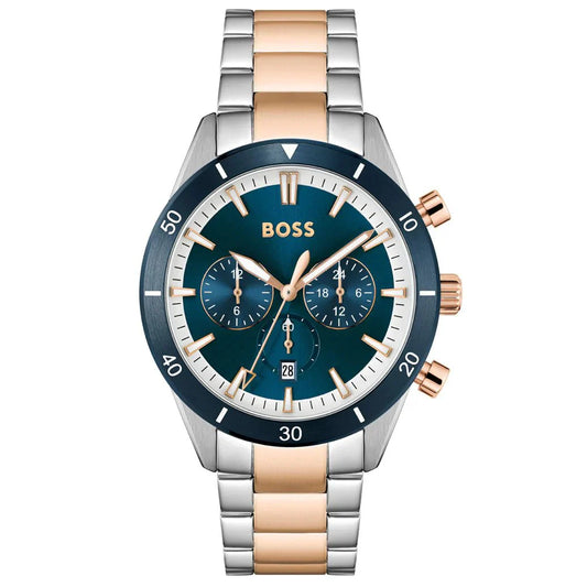 Hugo Boss Men's 1513937 Santiago Chronograph Two-Tone Watch