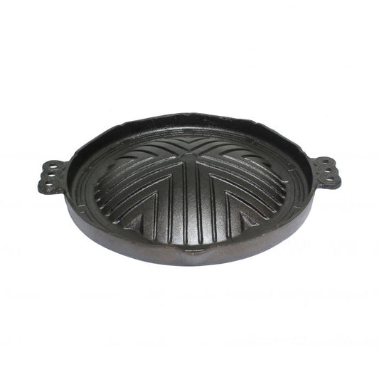 Heavy Duty Cast Iron Grill Plate with Handle 255mm