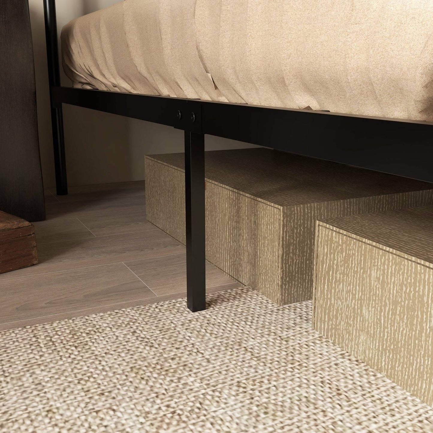 25.5cm Double Bed Frame