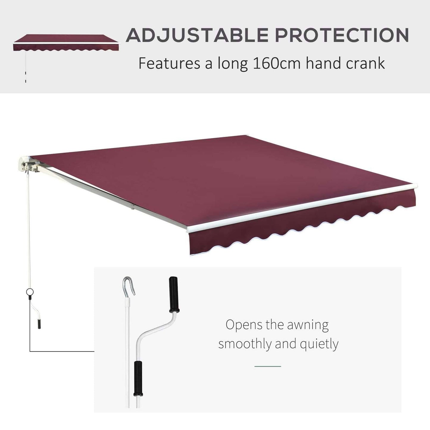 Manual Retractable Awning