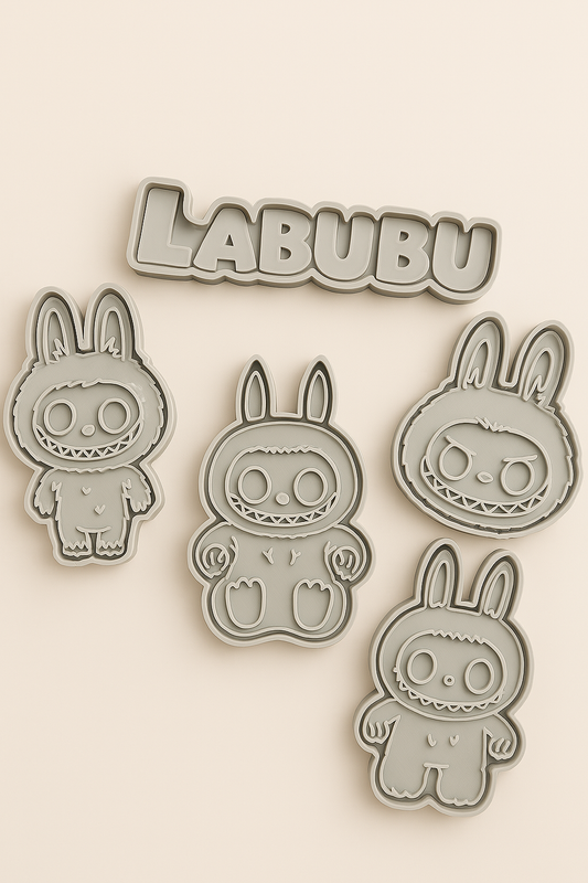 Labubu Cookie Cutter Set (4-Pack) – Random Colors