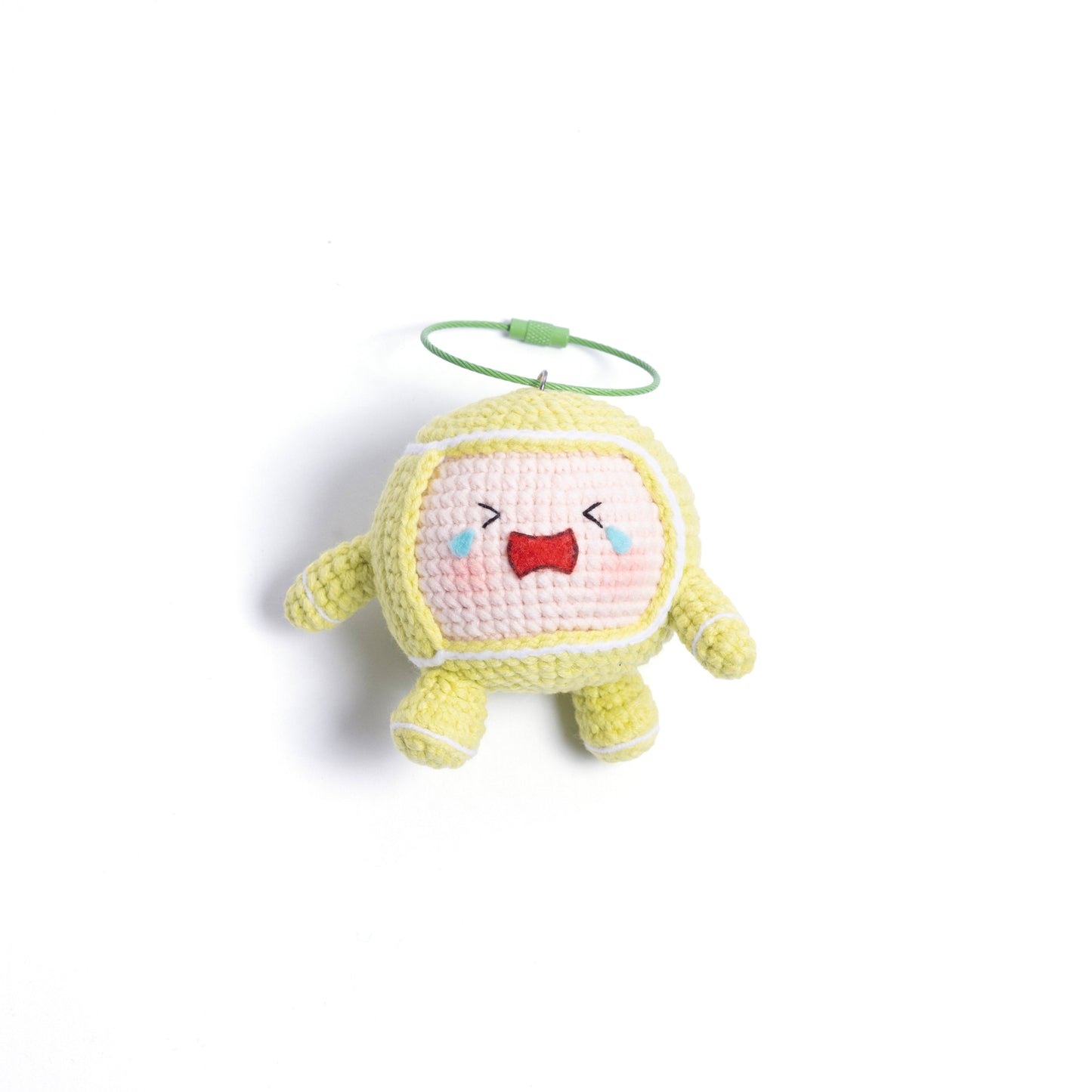 Tennis Ball and Racket Bag Charm Key Chain