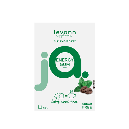 "jA" Energy Gum - 12 gums