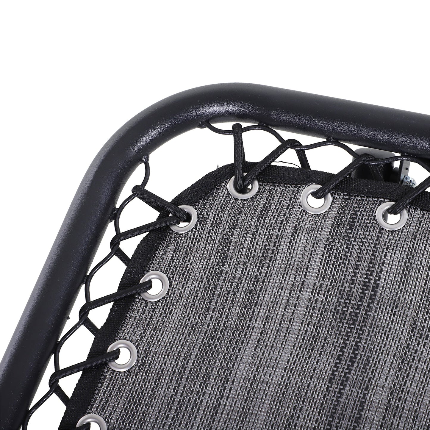 3-Piece Folding Zero Gravity Chairs Sun Lounger Table Set w/ Cup Holders Reclining Garden Yard Pool