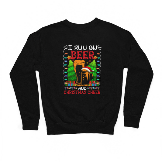 I Run On Beer & Christmas Cheer Sweater