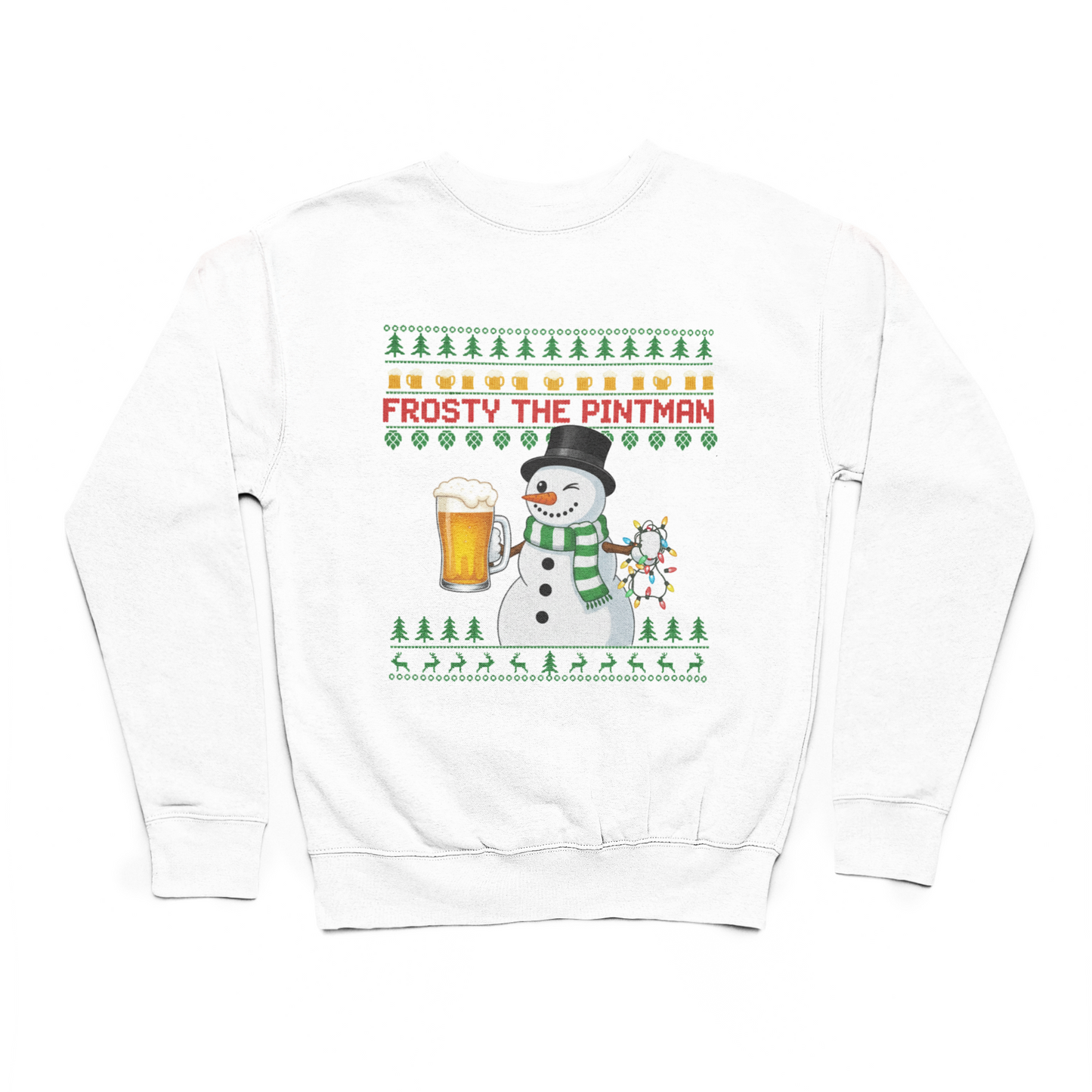 Frosty The Pintman Beer Sweater
