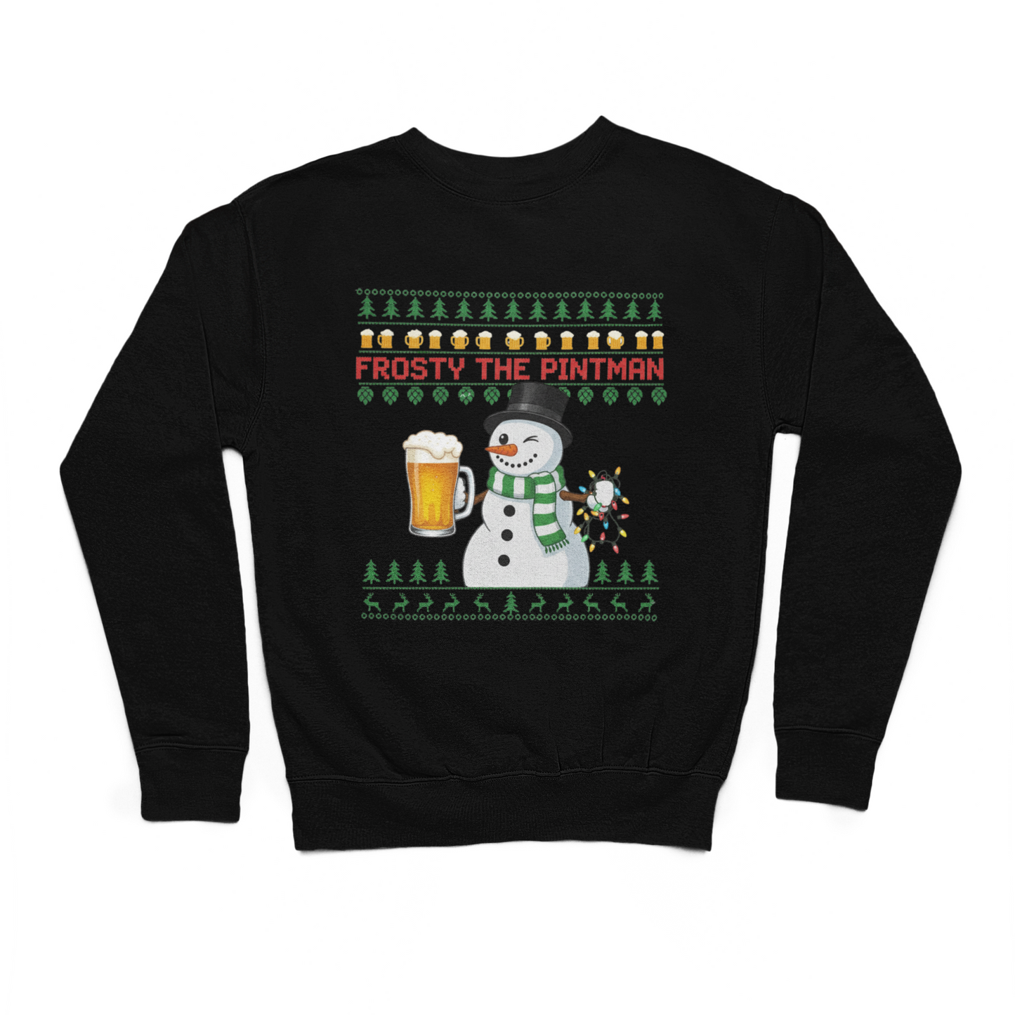 Frosty The Pintman Beer Sweater