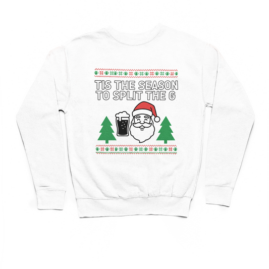 Tis The Season To Split The G Sweater