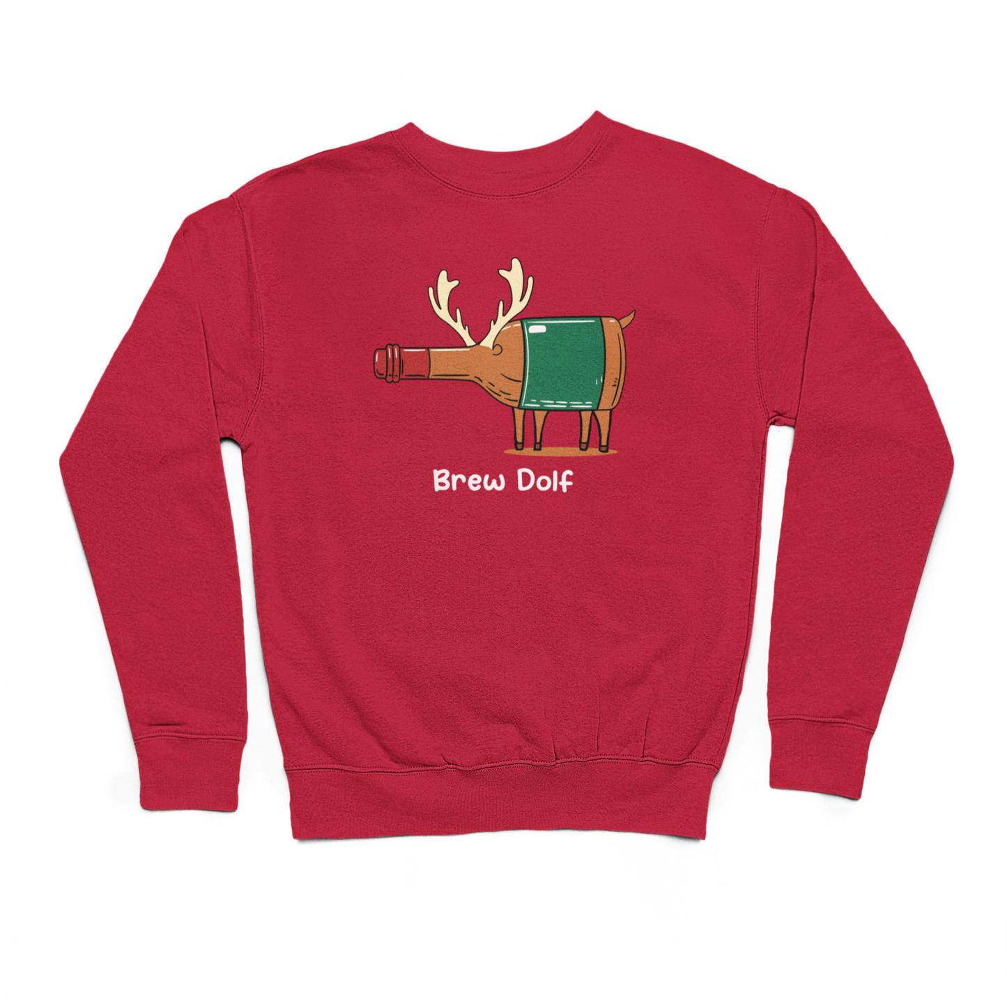Brew Dolf Reindeer Christmas Sweater