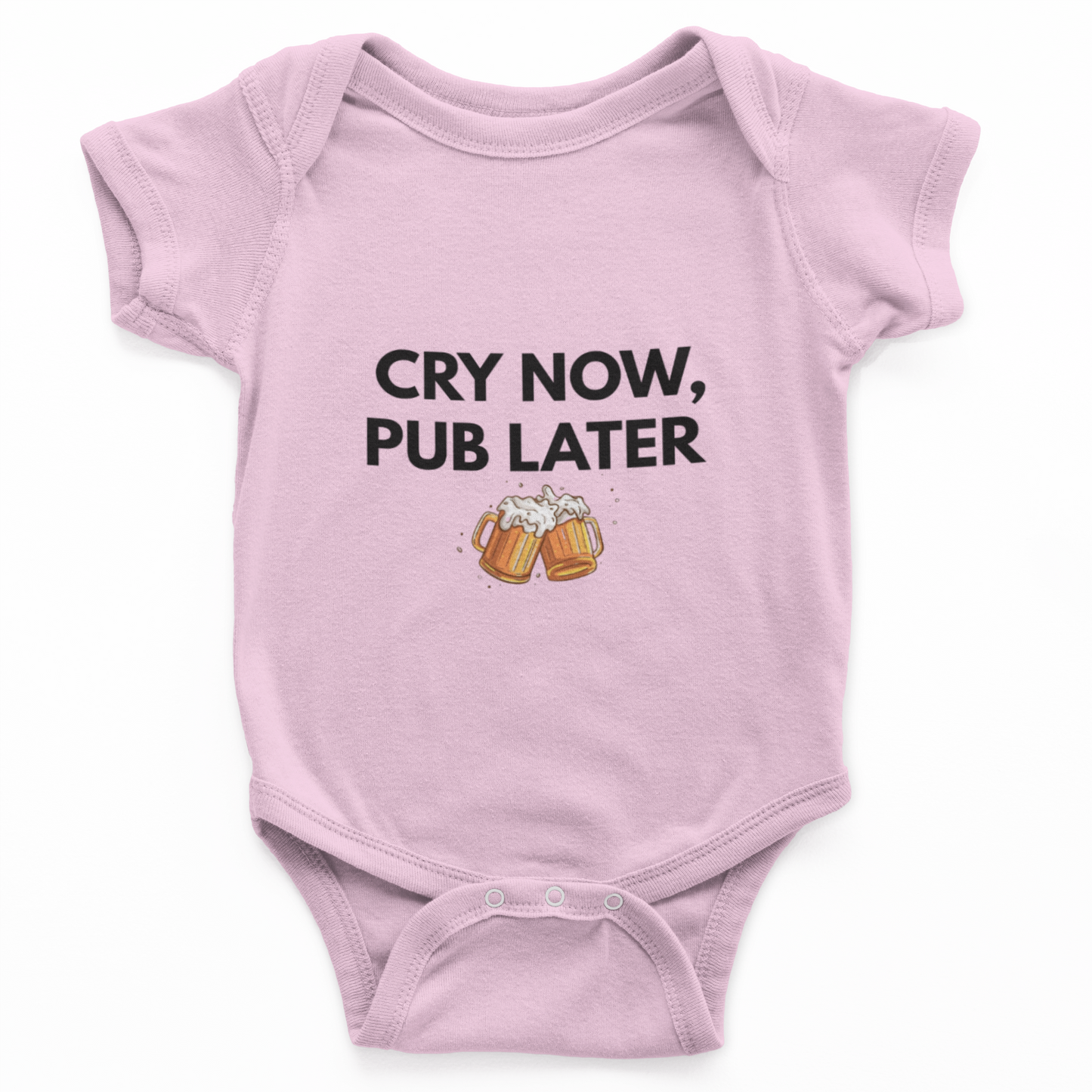 Cry Now Pub Later Baby Grow