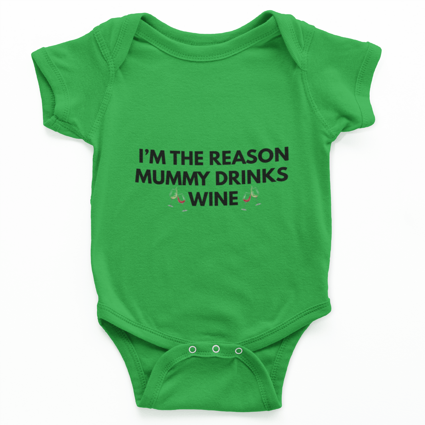 I'm The Reason Mummy Drinks Wine Baby Grow