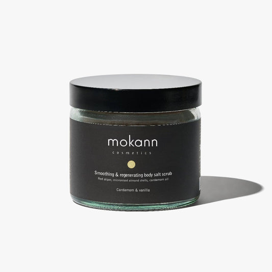 Smoothing & Regenerating Body Salt Scrub CARDAMOM & VANILLA 300g