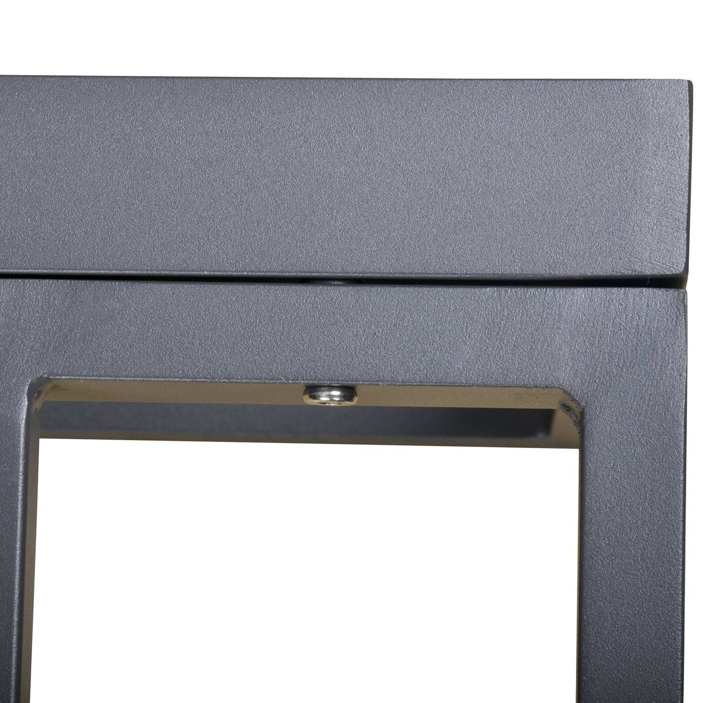 5-Pieces Outdoor Patio Furniture Set with Glass End Table Padded Cushion Grey