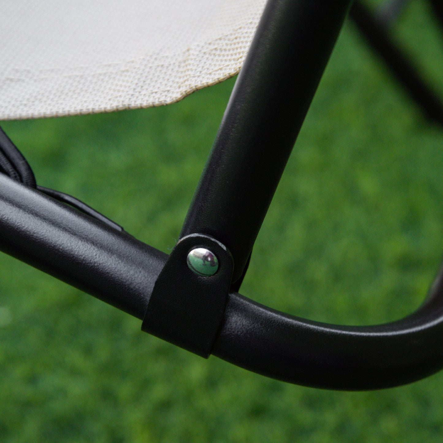 3-Piece Folding Zero Gravity Chairs Sun Lounger Table Set w/ Cup Holders Reclining Garden Yard Pool