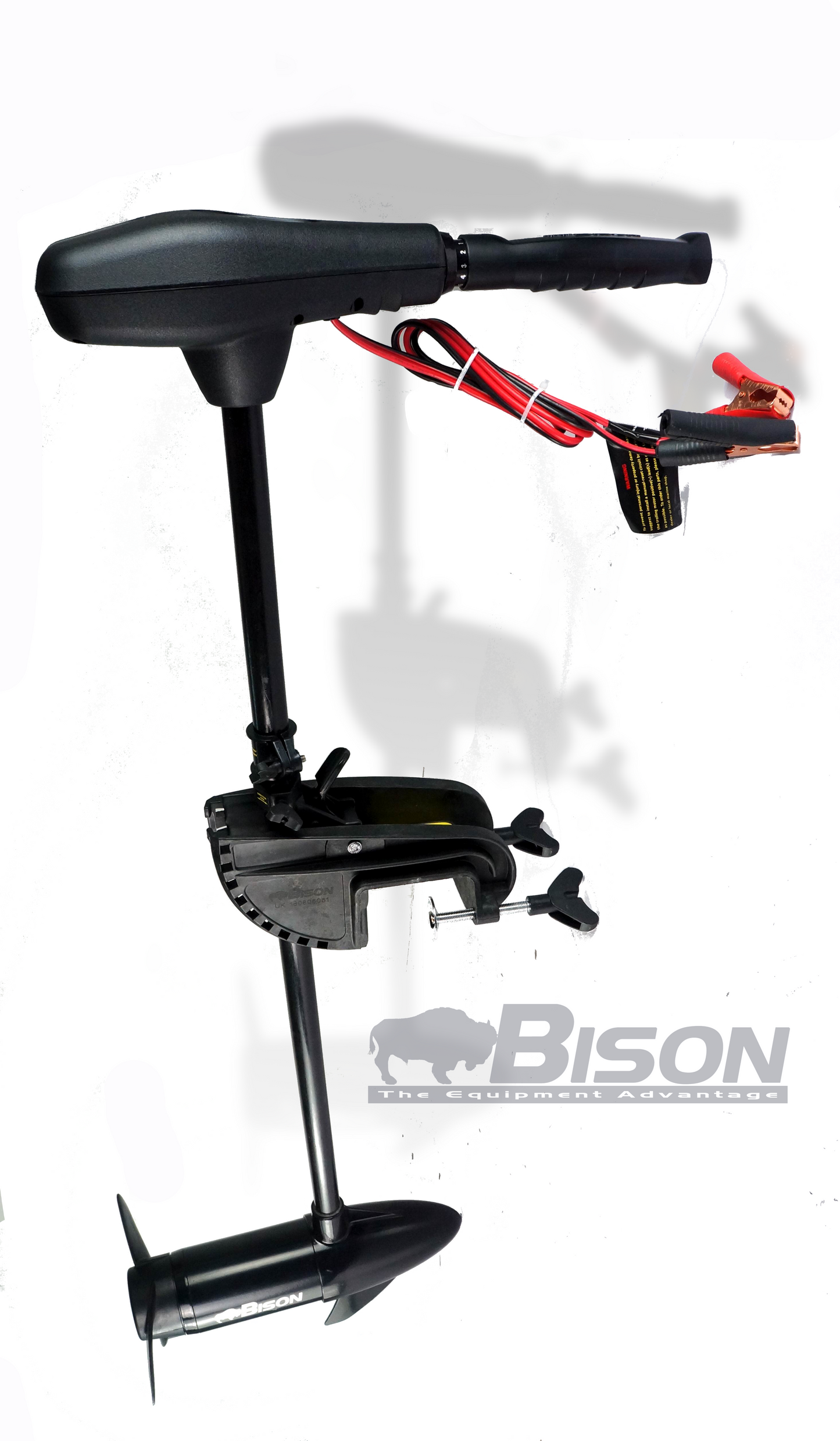 BISON 68'lb ELECTRIC OUTBOARD TROLLING MOTOR FREE SPARE PROPELLER