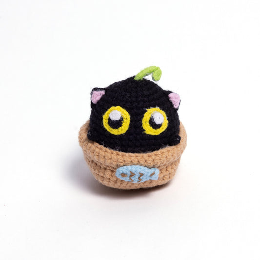 Little Crochet Pot Cat