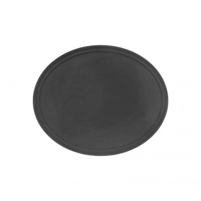 Oval Black Fiberglass Serving Tray 559mm x 686mm