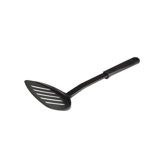 High-Heat Nylon Slotted Turner, 30.5 cm, Black