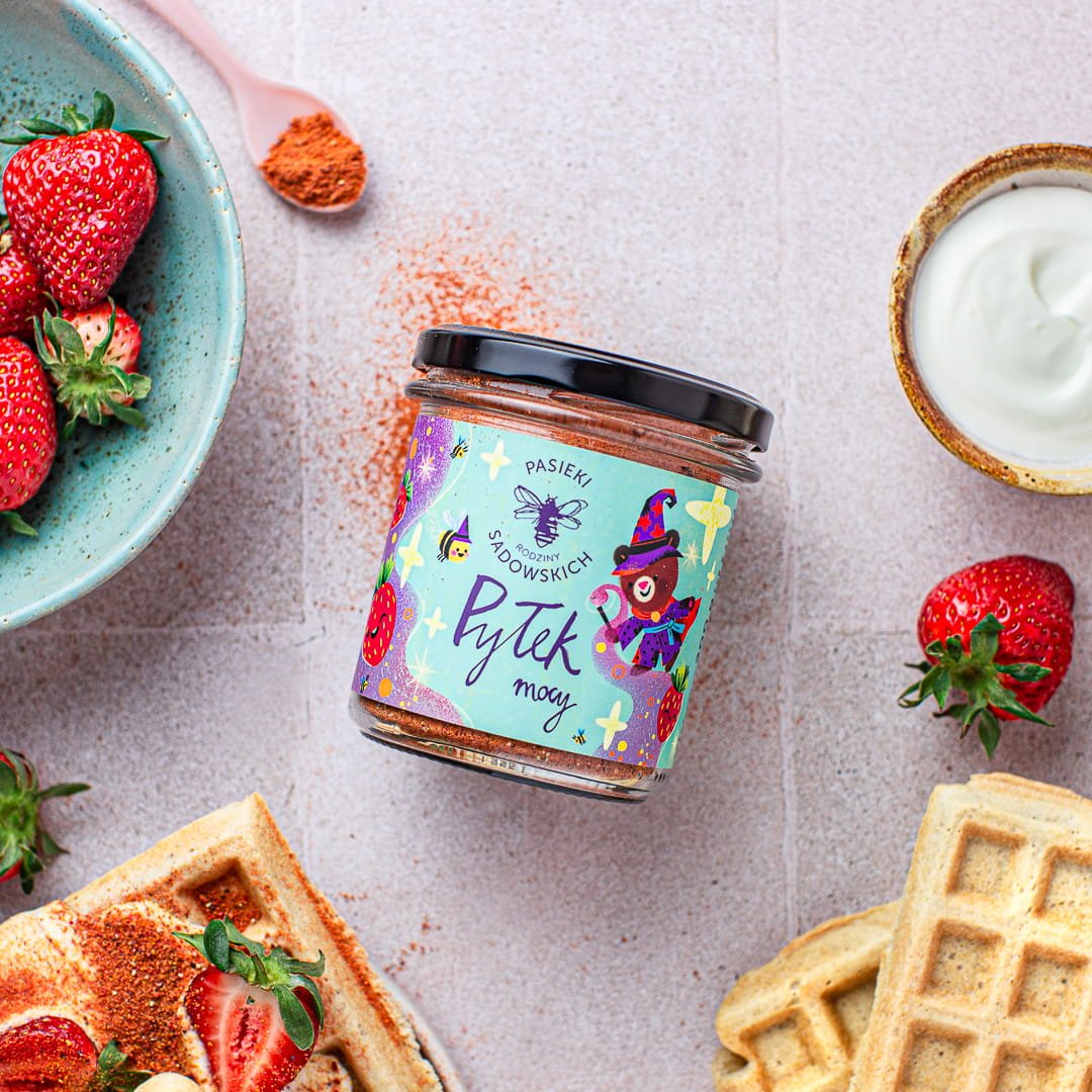 Power Pollen - Bee Pollen with freeze-dried strawberries 200g