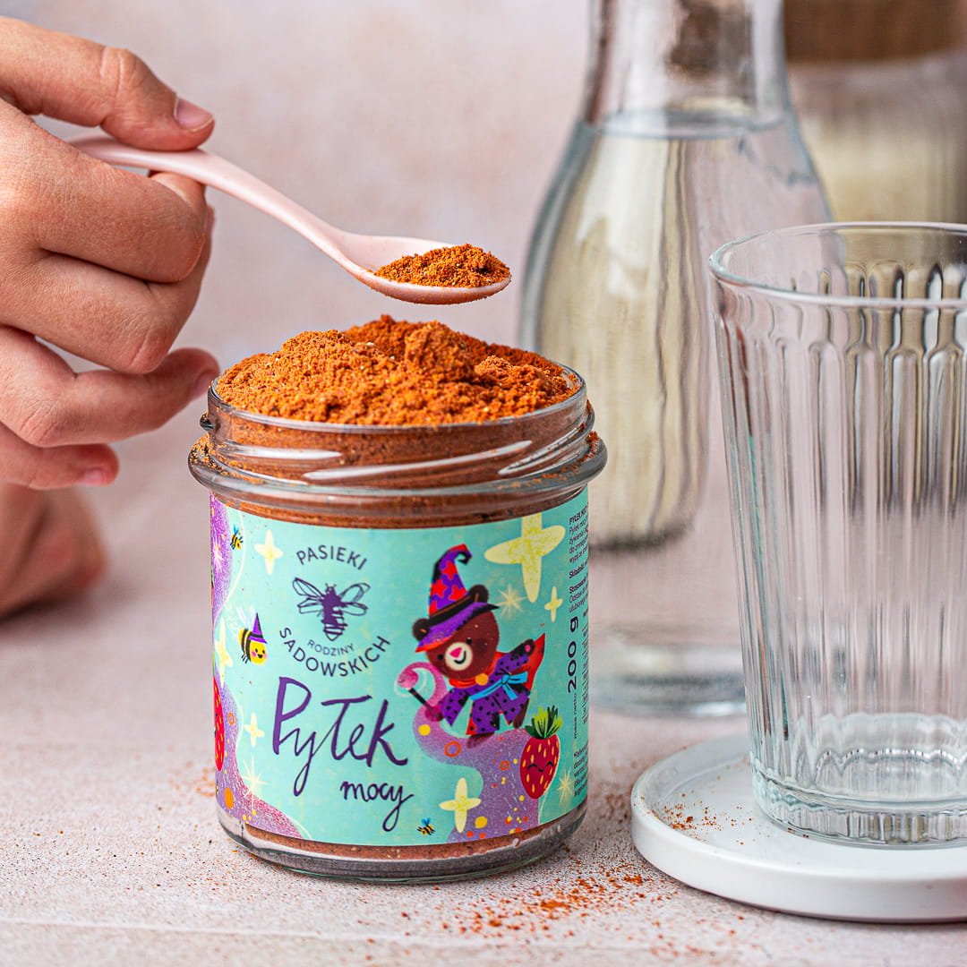 Power Pollen - Bee Pollen with freeze-dried strawberries 200g