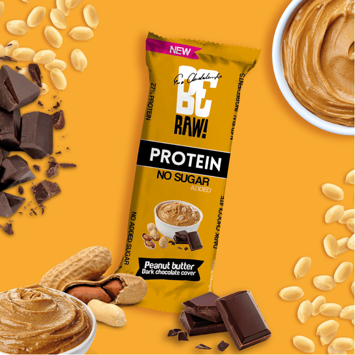 Protein 27% Bar - Peanut Butter dark chocolate cover 40g
