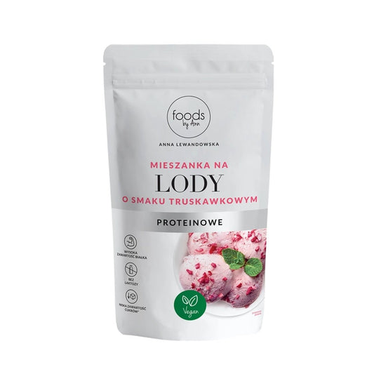 Protein Ice Cream Mix with Strawberry Flavour 130g