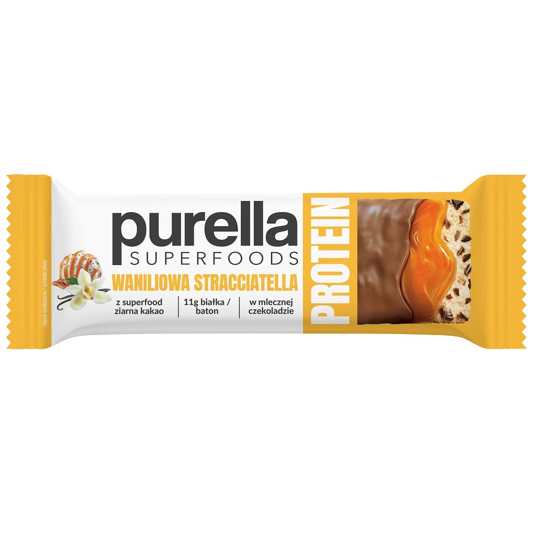 SuperFoods Protein Bar - Vanilla Straciatella 45g