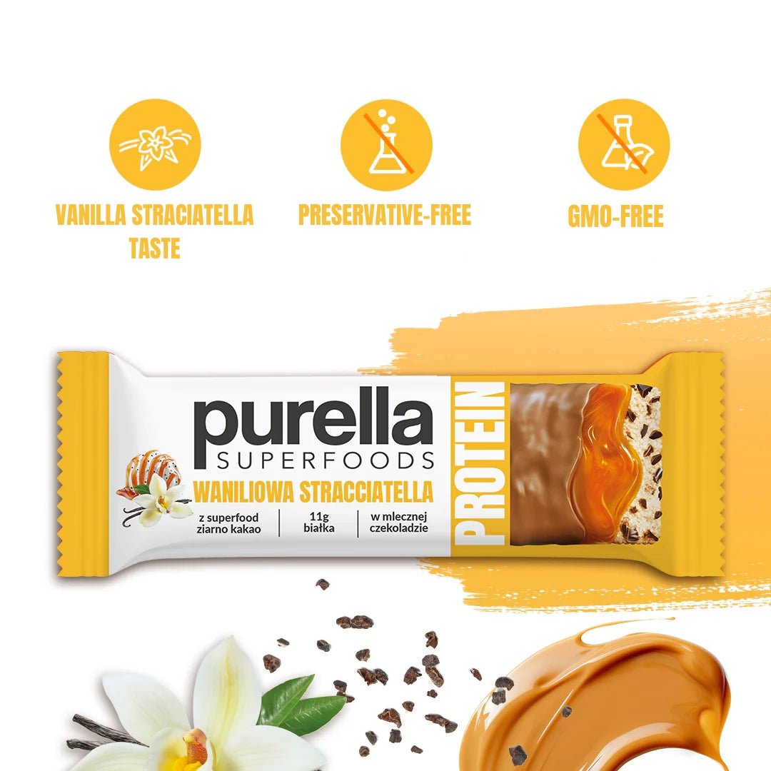 SuperFoods Protein Bar - Vanilla Straciatella 45g