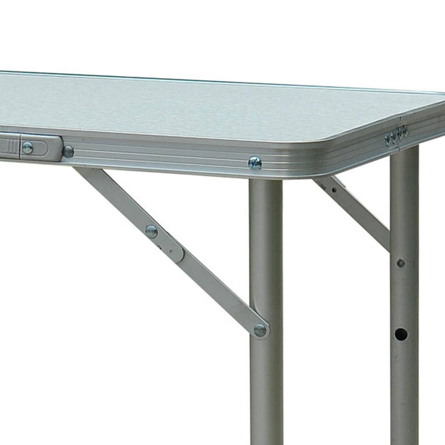 Patio Foldable Picnic Table-Silver